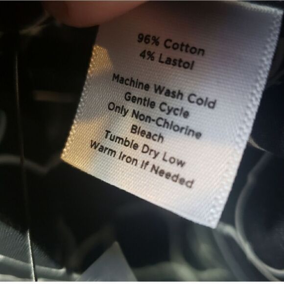 TALBOTS HABERDASHERY Trellis Print Wrinkle-Resistant Button Down Shirt 14 - Picture 7 of 9